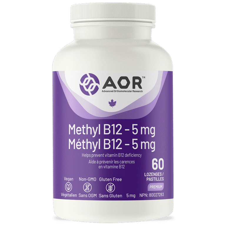 AOR-Canada-Methyl-B12-5mg-Vitamin-B12-60s