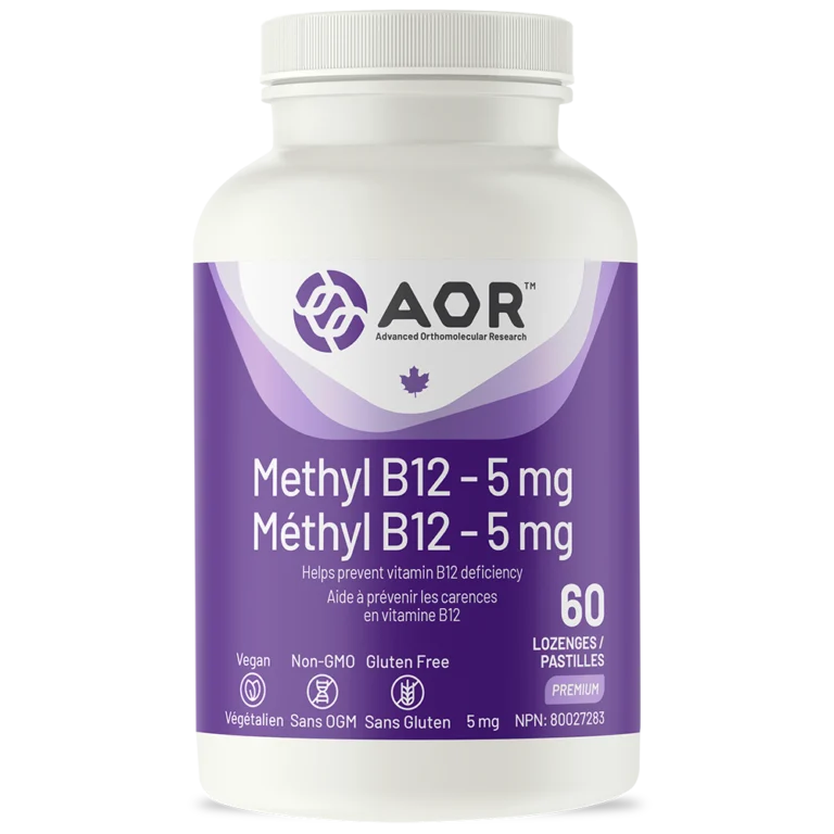 AOR-Canada-Methyl-B12-5mg-Vitamin-B12-60s