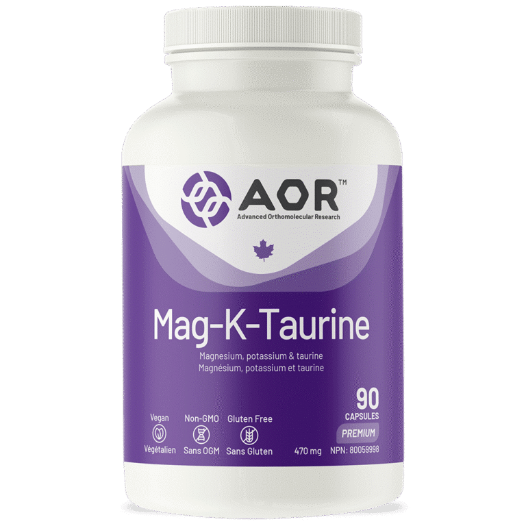 AOR-Canada-Mag-K-Taurine-Magnesium- Potassium-Taurine-90s