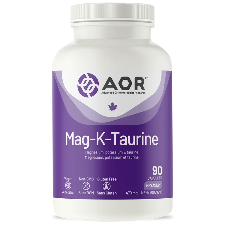 AOR-Canada-Mag-K-Taurine-Magnesium- Potassium-Taurine-90s