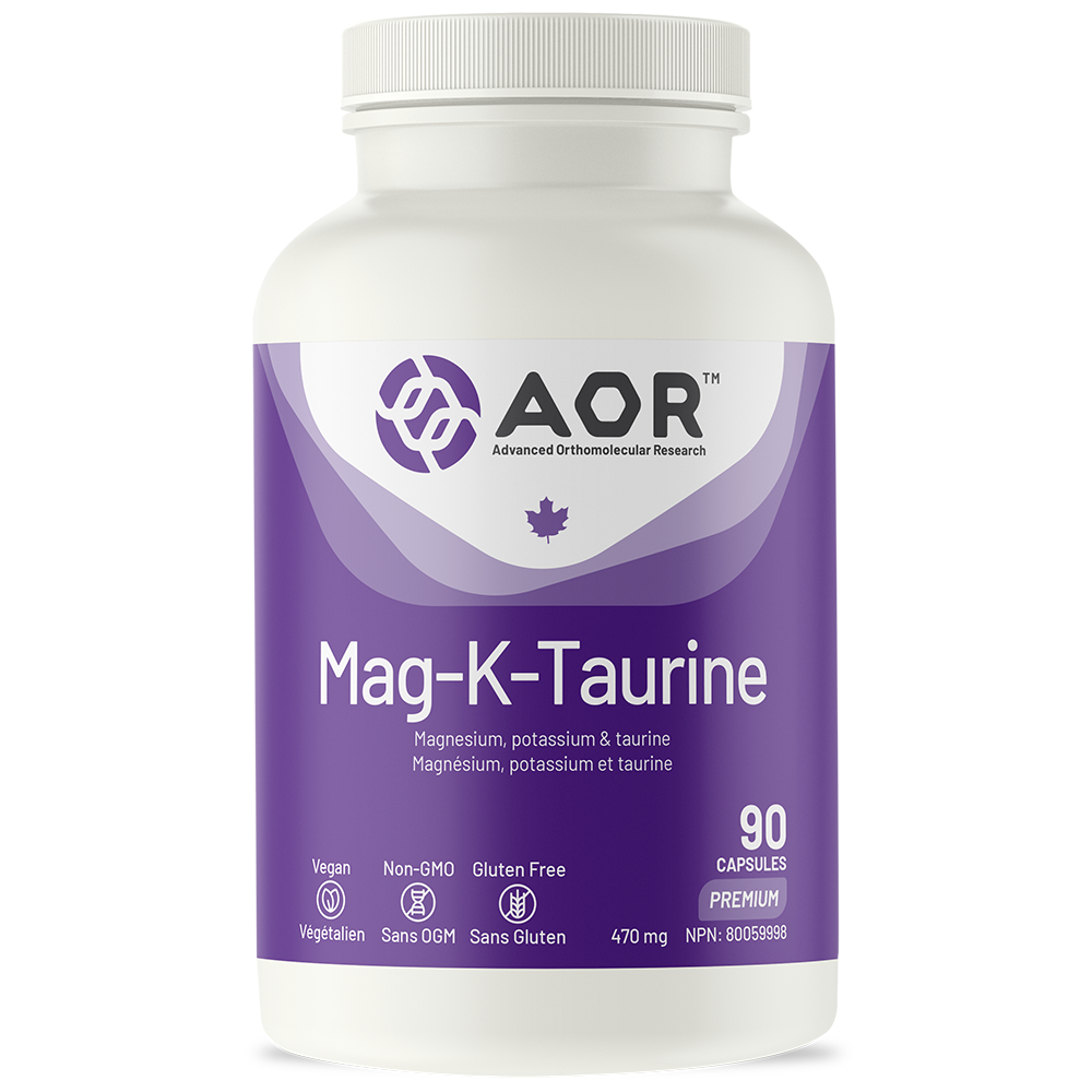 AOR-Canada-Mag-K-Taurine-Magnesium- Potassium-Taurine-90s