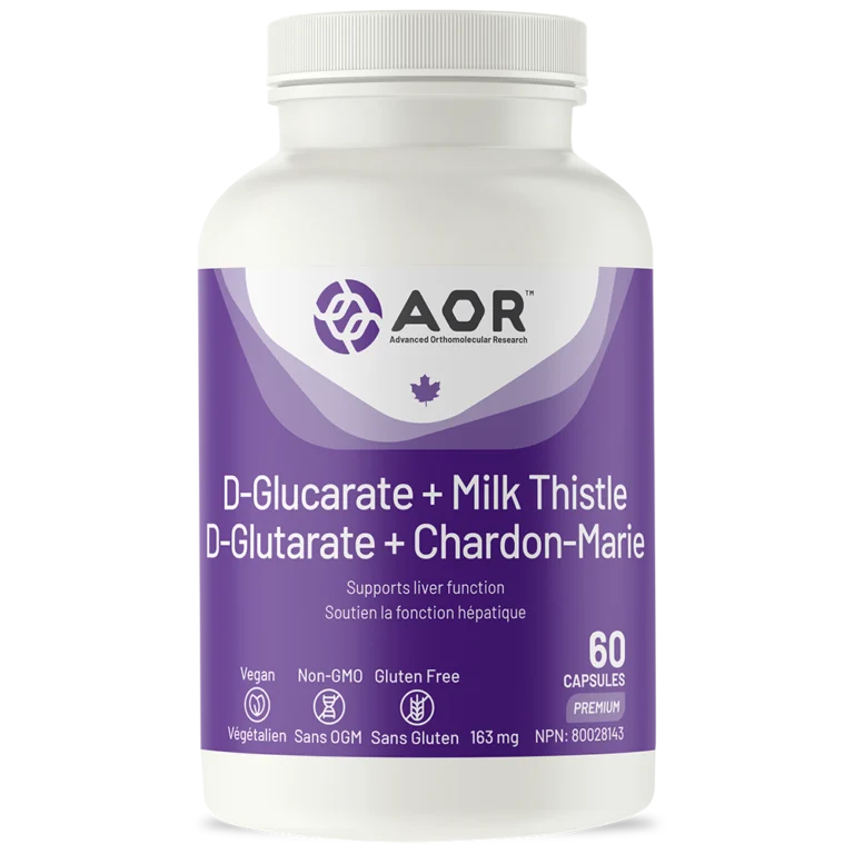 AOR-Canada-D-Glucarate_Milk-Thistle-Supplement-60s