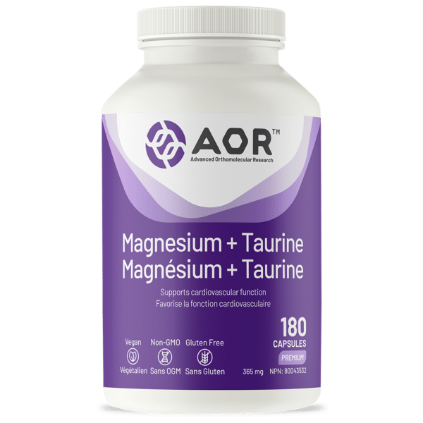 AOR-Canada-Magnesium+Taurine-180s