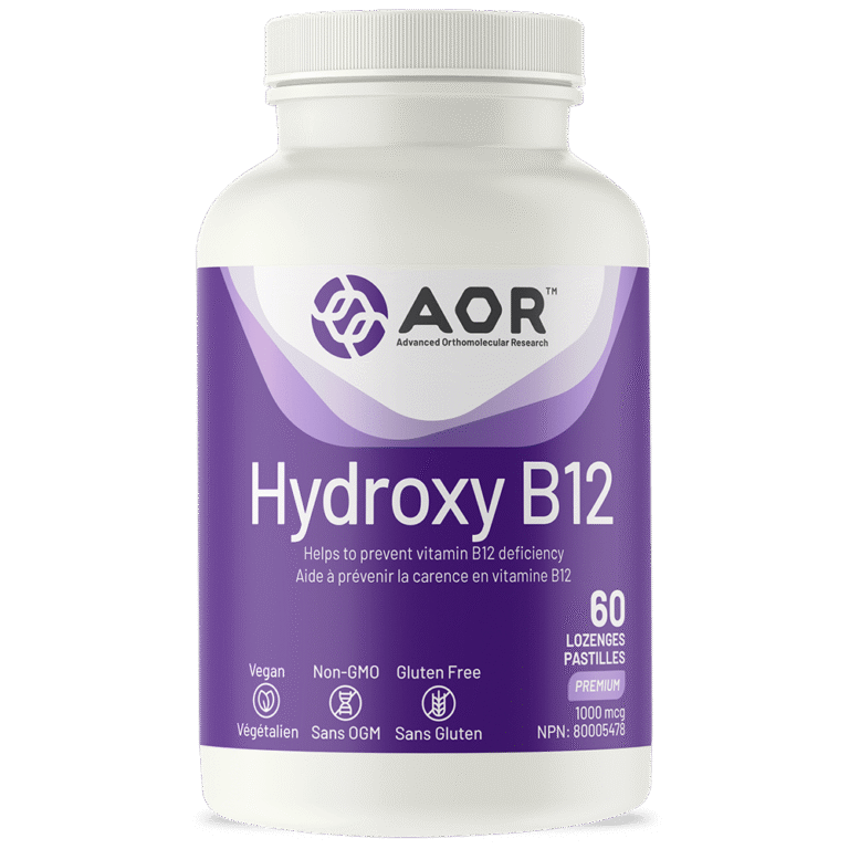 AOR-Canada-Hydroxy-B12-Hydroxocobalamin-Supplement-60s