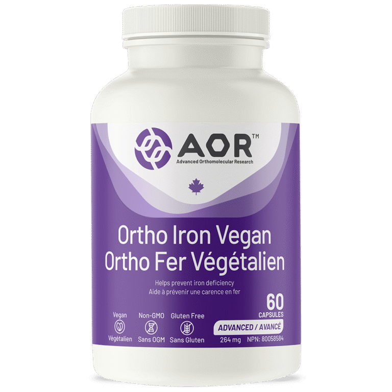 AOR-Canada-Ortho-Iron-Vegan-Supplement-60s